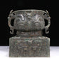 An Excellent Bronze 'Animal Mask' Censer With Inscriptions