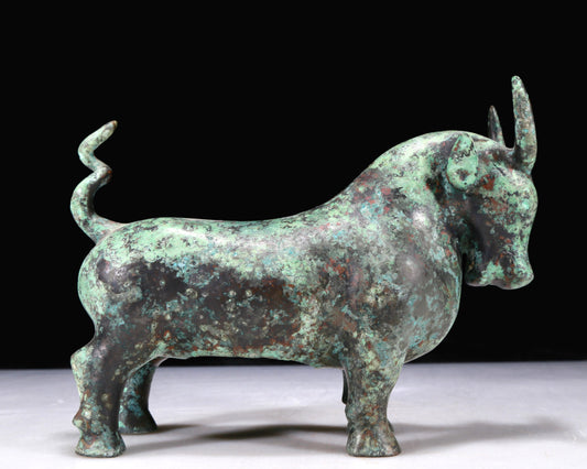 An Excellent Bronze Buffalo