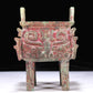 An Excellent Bronze 'Animal Mask' Ritual Food Vessel, Ding