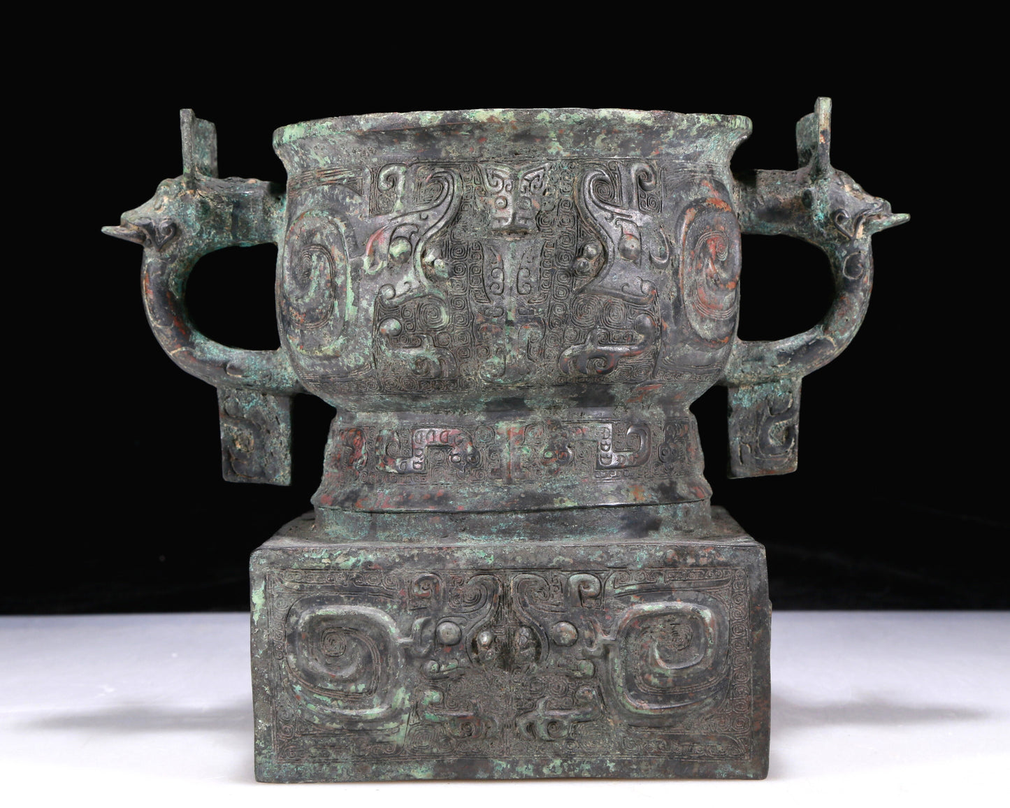 An Excellent Bronze 'Auspicious Beast' Censer With Inscriptions