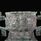 An Excellent Bronze 'Auspicious Beast' Censer With Inscriptions