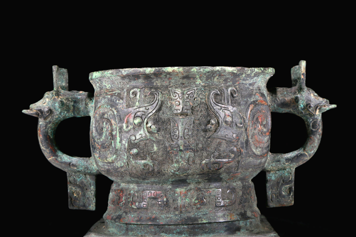 An Excellent Bronze 'Auspicious Beast' Censer With Inscriptions