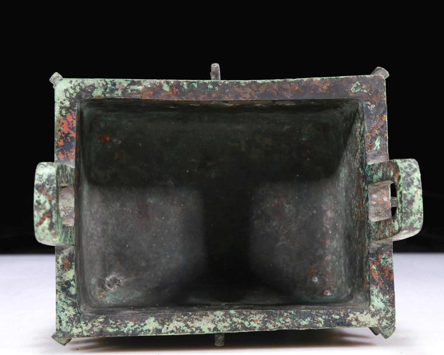 A Precious Bronze 'Animal Mask' Ritual Food Vessel, Ding, With Inscriptions