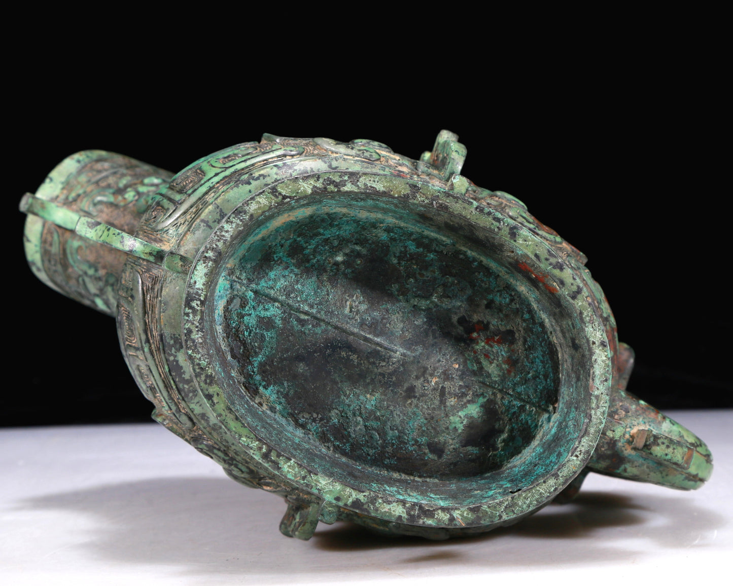 A Precious Bronze 'Animal Mask' Ewer With Inscriptions