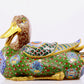 Pair of cloisonné duck ornaments