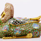 Pair of cloisonné duck ornaments