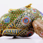 Pair of cloisonné duck ornaments