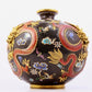 A cloisonné vase with auspicious clouds and dragon pattern