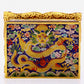 A cloisonné auspicious cloud and dragon pattern box