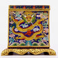 A cloisonné auspicious cloud and dragon pattern box