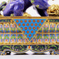 Pair of cloisonné lion ornaments