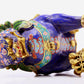 Pair of cloisonné lion ornaments