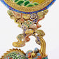 A cloisonne auspicious animal screen