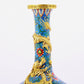 A cloisonné and dragon vase