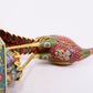 A pair of cloisonné phoenix ornaments