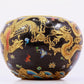 cloisonné auspicious cloud and dragon pattern water bowl