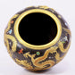 cloisonné auspicious cloud and dragon pattern water bowl