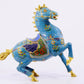 A cloisonné horse ornament