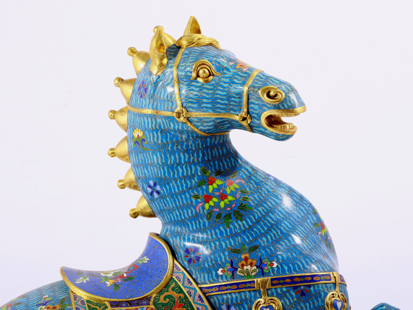 A cloisonné horse ornament