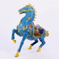 A cloisonné horse ornament