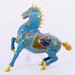 A cloisonné horse ornament