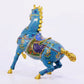 A cloisonné horse ornament