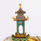 Pair of cloisonné elephant palace lanterns