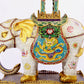 Pair of cloisonné elephant palace lanterns