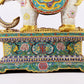 Pair of cloisonné elephant palace lanterns