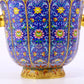 A cloisonné deer ear jar with lid