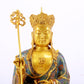 A cloisonné statue of Ksitigarbha Bodhisattva