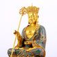 A cloisonné statue of Ksitigarbha Bodhisattva