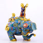 Cloisonné Elephant Ornament