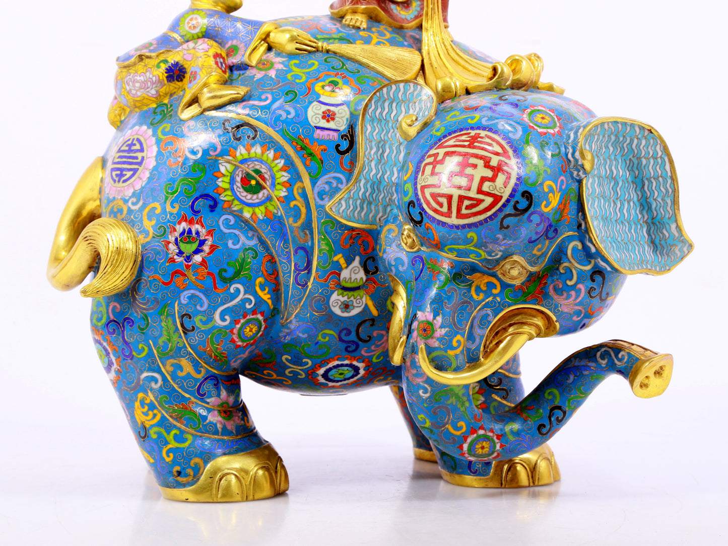 Cloisonné Elephant Ornament