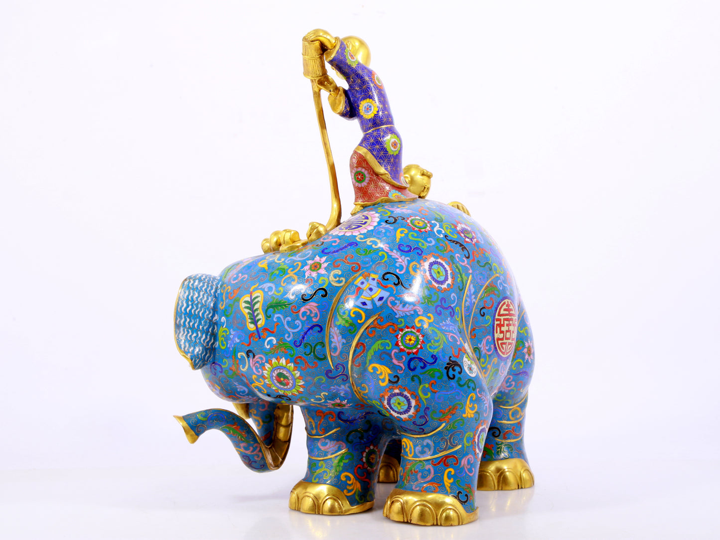 Cloisonné Elephant Ornament