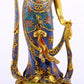 Cloisonné Bodhisattva Statue