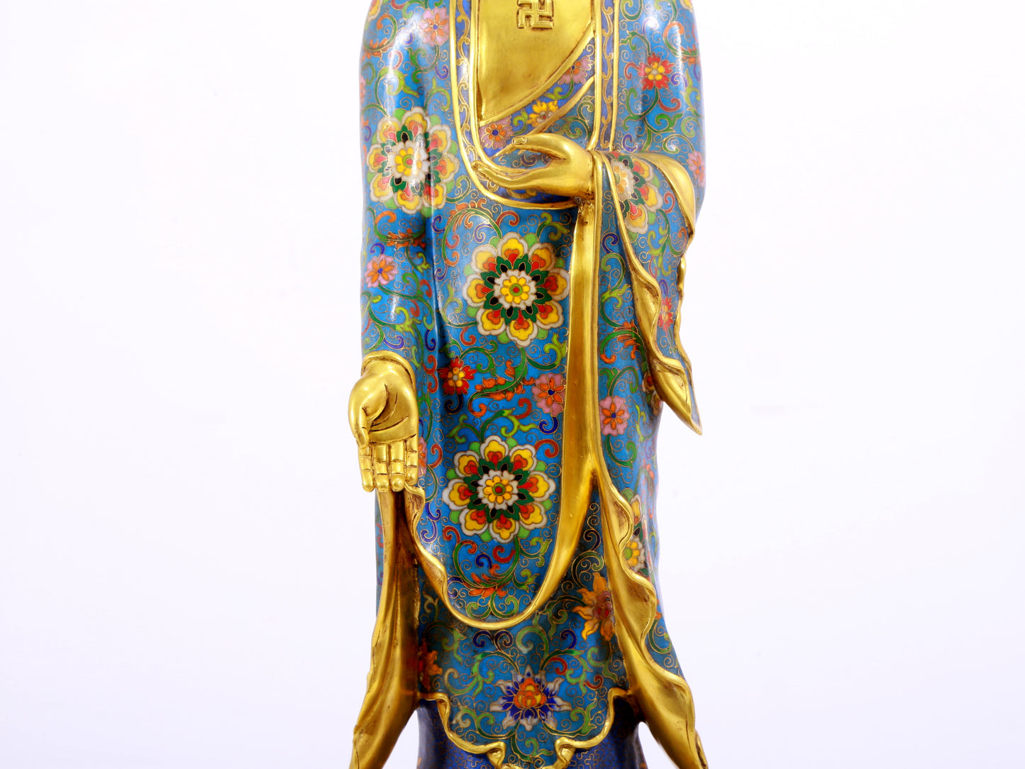 Cloisonné Statue of Gautama Buddha