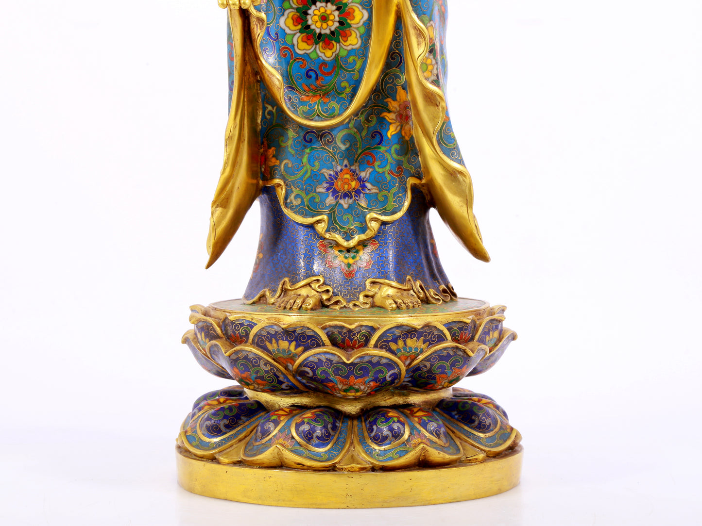 Cloisonné Statue of Gautama Buddha