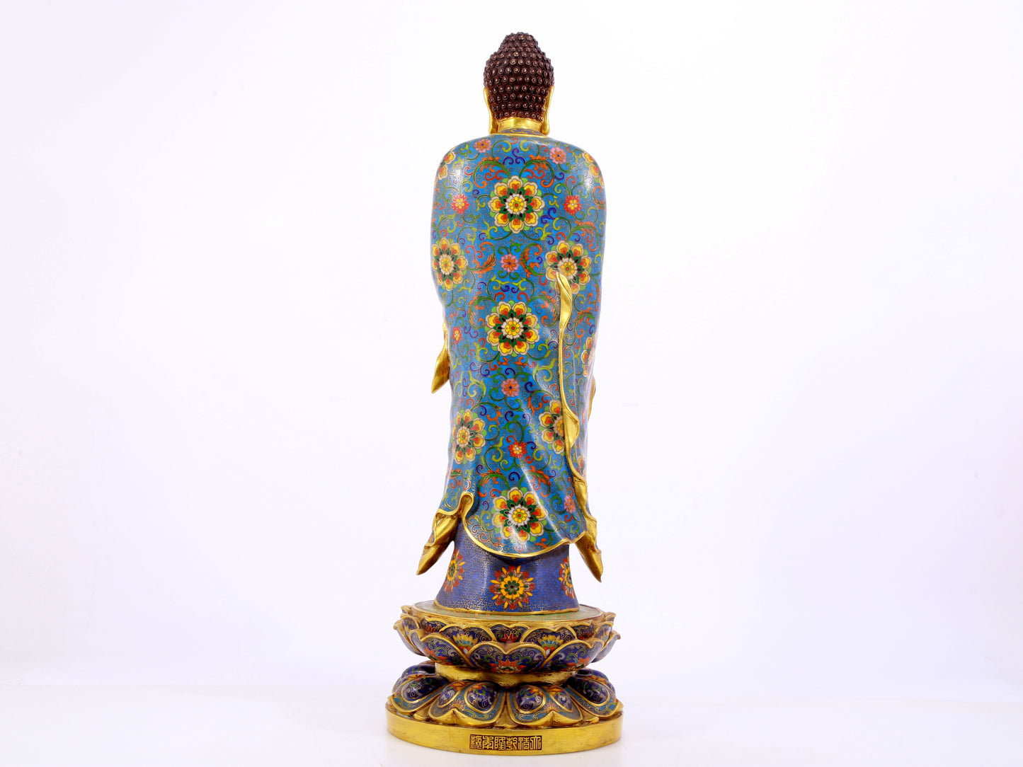 Cloisonné Statue of Gautama Buddha