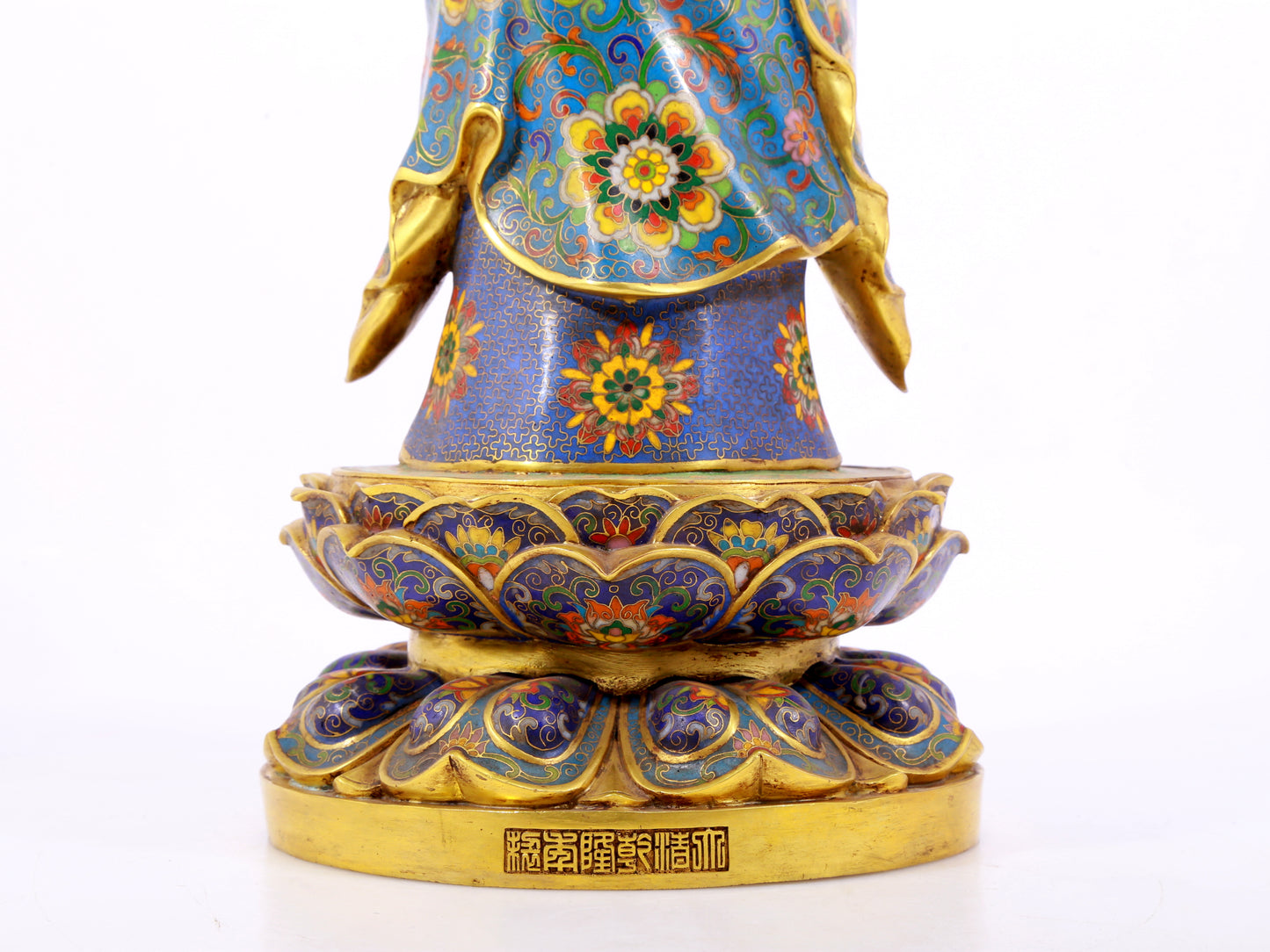 Cloisonné Statue of Gautama Buddha