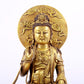 Gilt bronze Bodhisattva statue