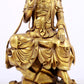 Gilt bronze Bodhisattva statue