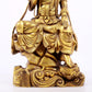 Gilt bronze Bodhisattva statue