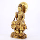 Gilt bronze Bodhisattva statue