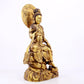 Gilt bronze Bodhisattva statue