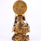 Gilt bronze Bodhisattva statue