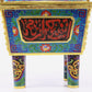 Cloisonné and Arabic Two-Eared Four-Legged Covered Incense Burner