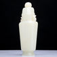 A Precious White Jade Vase And Cover