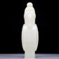 Precious White Jade 'Dragon& Auspicious Cloud' Vase And Cover