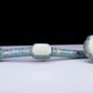 A Precious Cloisonne White Jade-Inlaid 'Scrolling Lotus& Bat' Ruyi Scepter